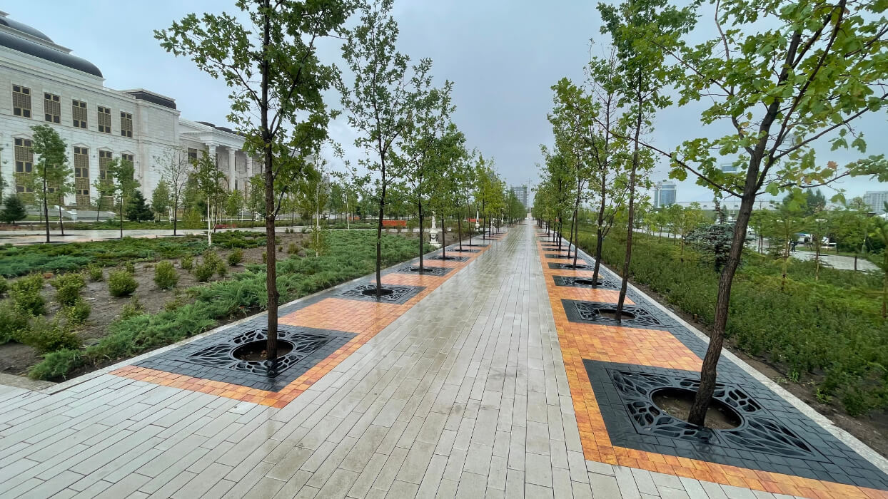 Приствольная решетка для дерева ZKING CRUST 1.2х1.2м Черная в Сургуте фото