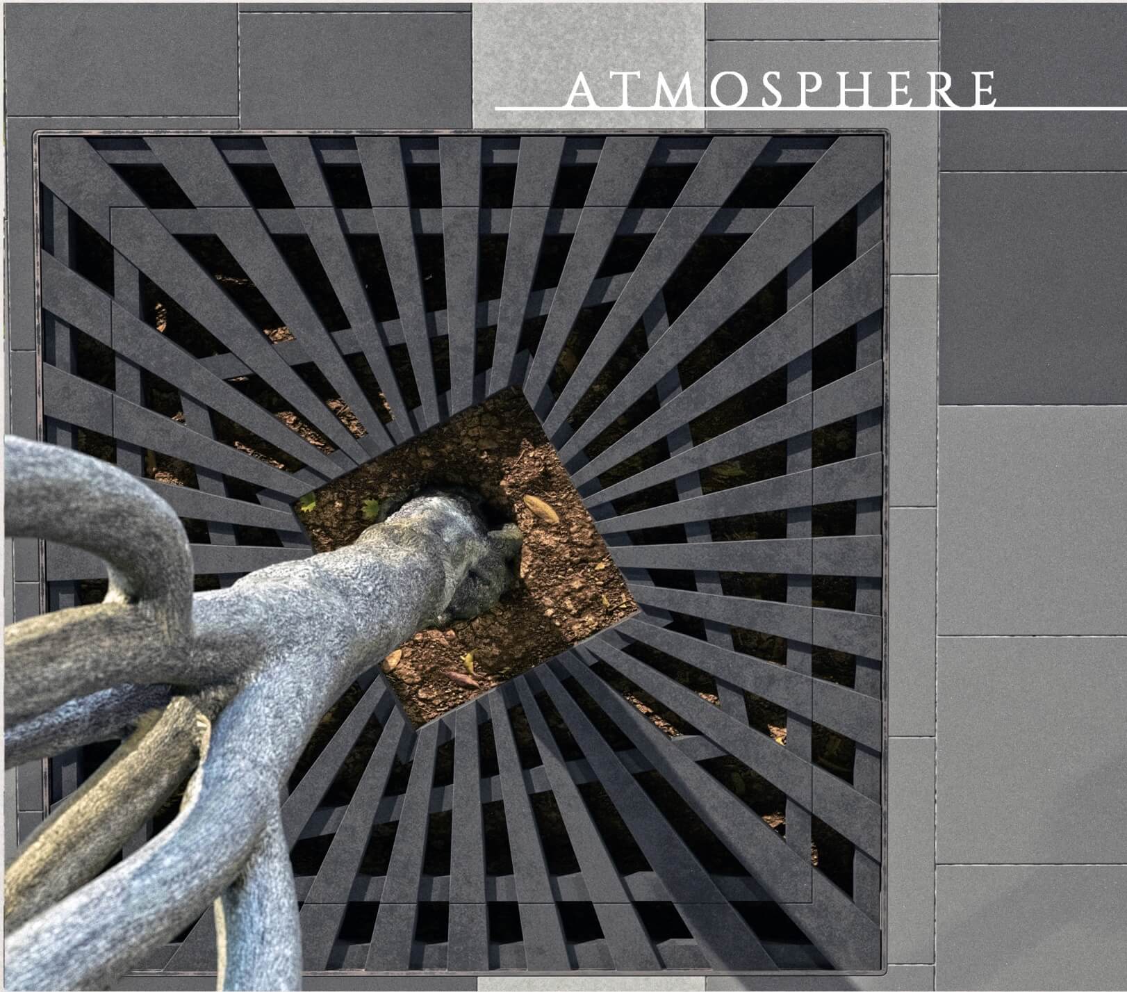 Приствольная решетка для дерева ZKING ATMOSPHERE 1.2х1.2м Черная в Сургуте фото