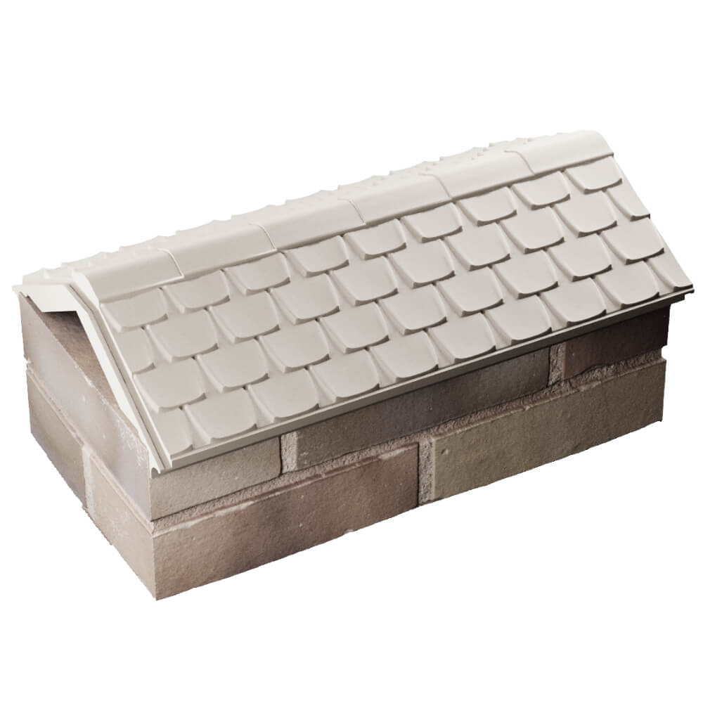 Парапет Zking Эльбрус Бежевый с посадкой на 1 кирпич (255мм) в Сургуте фото