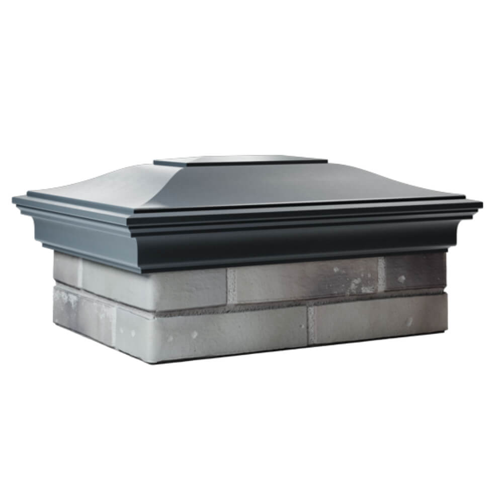 Колпак Zking Монблан Серый на столб 2х1.5 кирпича (515х385мм) в Сургуте фото