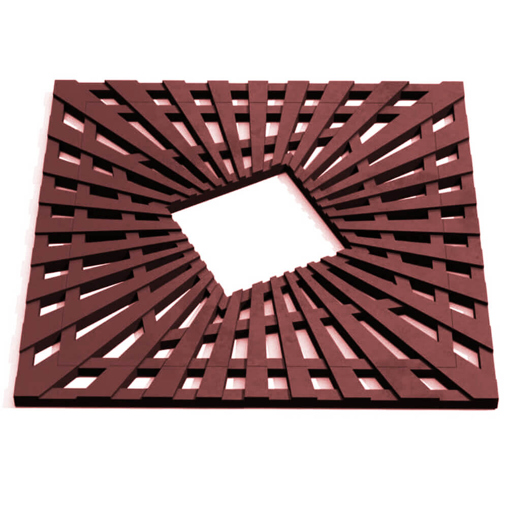 Приствольная решетка для дерева ZKING ATMOSPHERE 1.2х1.2м Коричневая Сургут фото