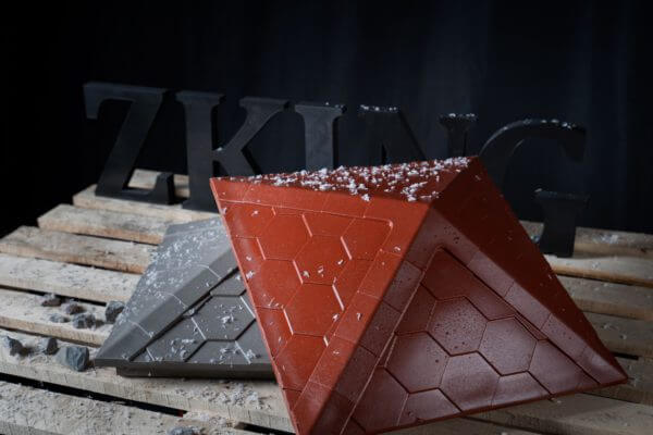 Колпак Zking Эверест Красный на столб 1.5х1.5 кирпича (390х390мм) в Сургуте фото