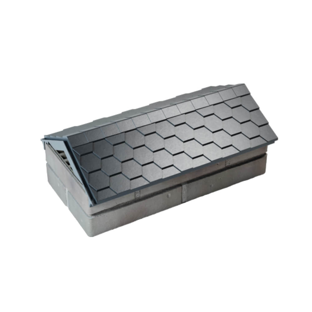 Парапет Zking Эверест Серый с посадкой на 1 кирпич (200/225/255мм) в Сургуте фото