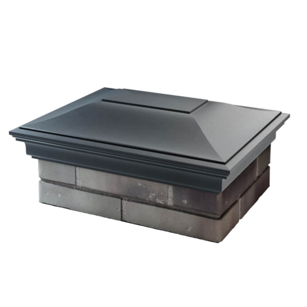 Колпак Zking Монблан Серый на столб 2х1.5 кирпича (515х385мм) в Сургуте фото