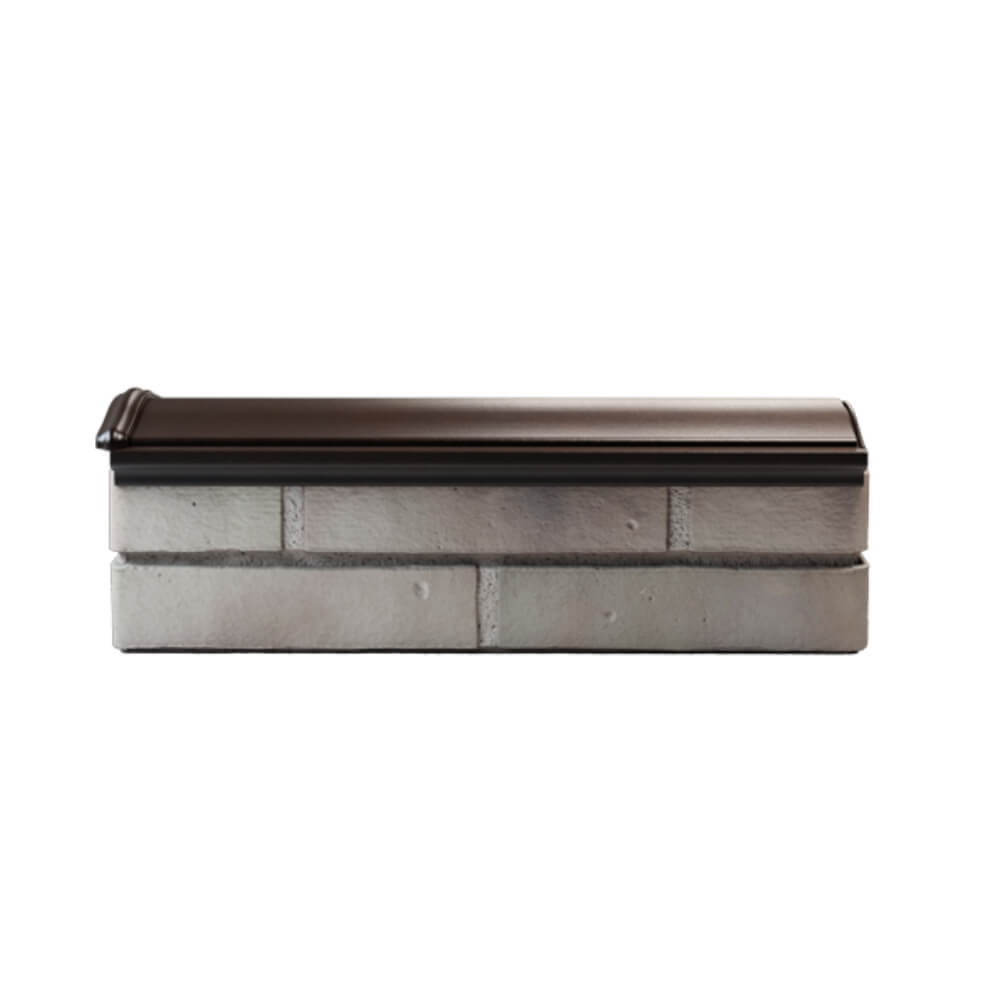 Парапет Zking Монблан Коричневый посадка на 0.5 кирпича (130мм) в Сургуте фото