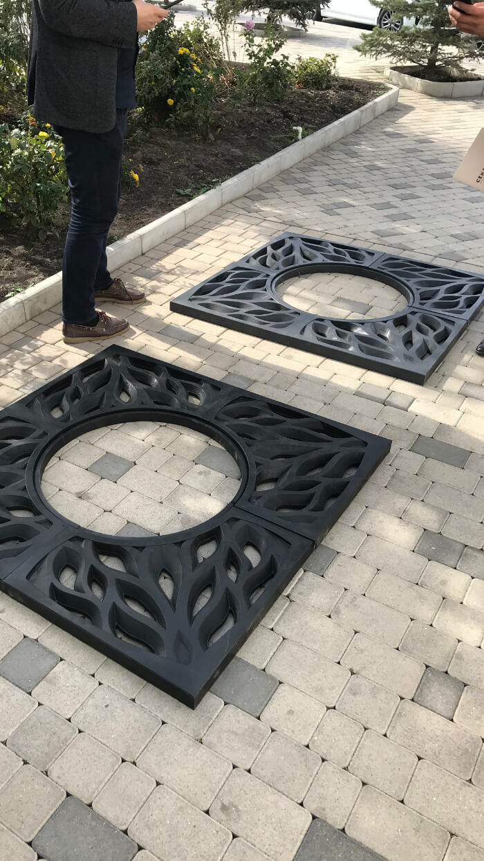 Приствольная решетка для дерева ZKING CRUST 1.2х1.2м Черная в Сургуте фото