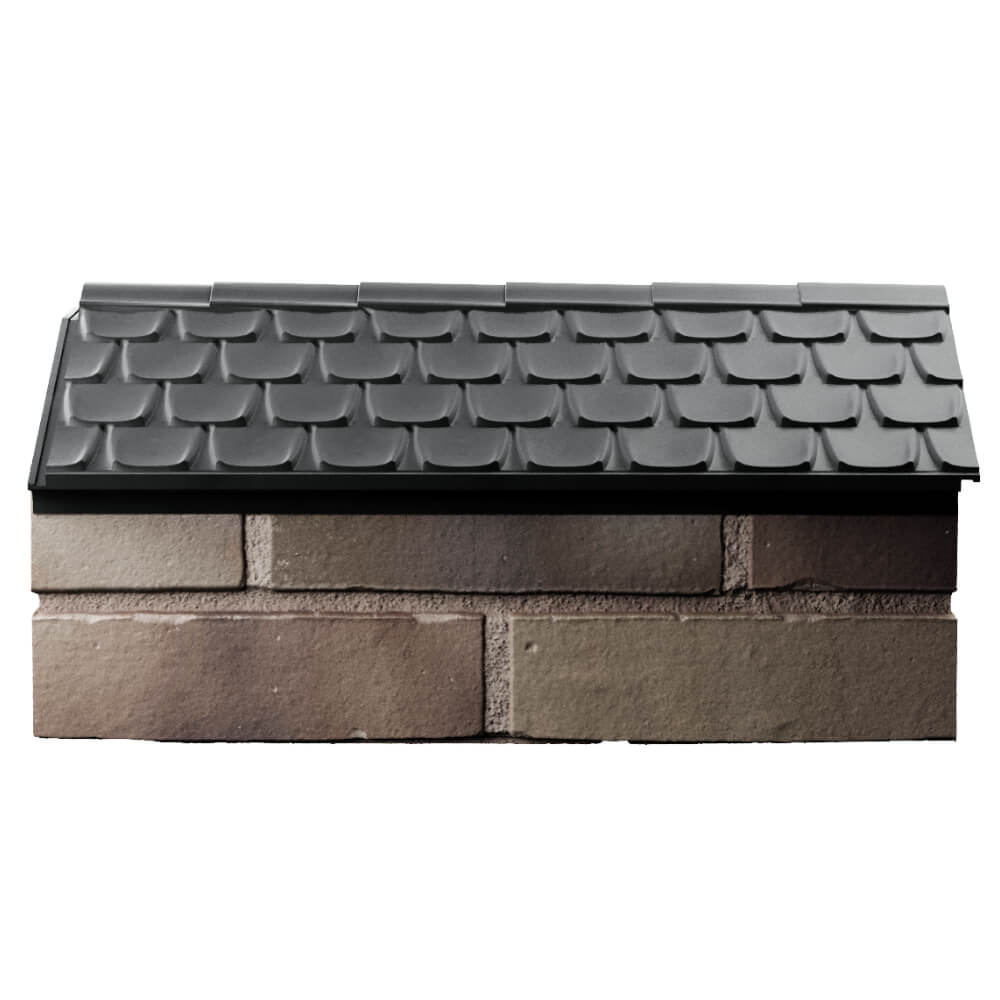 Парапет Zking Эльбрус Серый с посадкой на 1 кирпич (255мм) в Сургуте фото