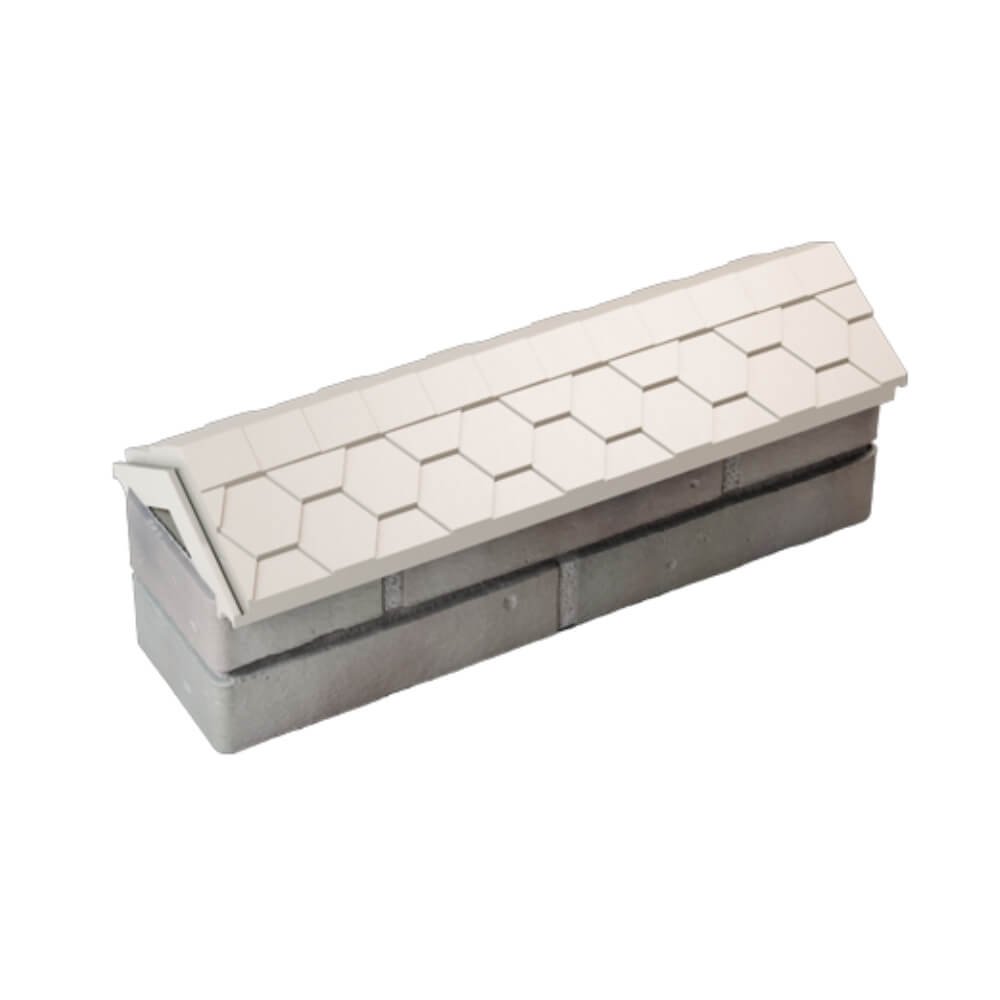 Парапет Zking Эверест Бежевый с посадкой на 0.5 кирпича (130мм) в Сургуте фото