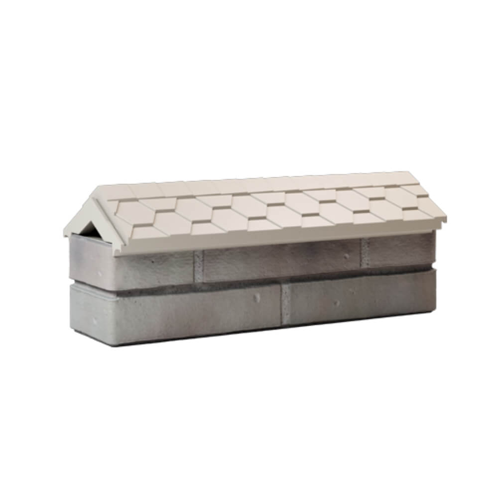 Парапет Zking Эверест Бежевый с посадкой на 0.5 кирпича (130мм) Сургут фото