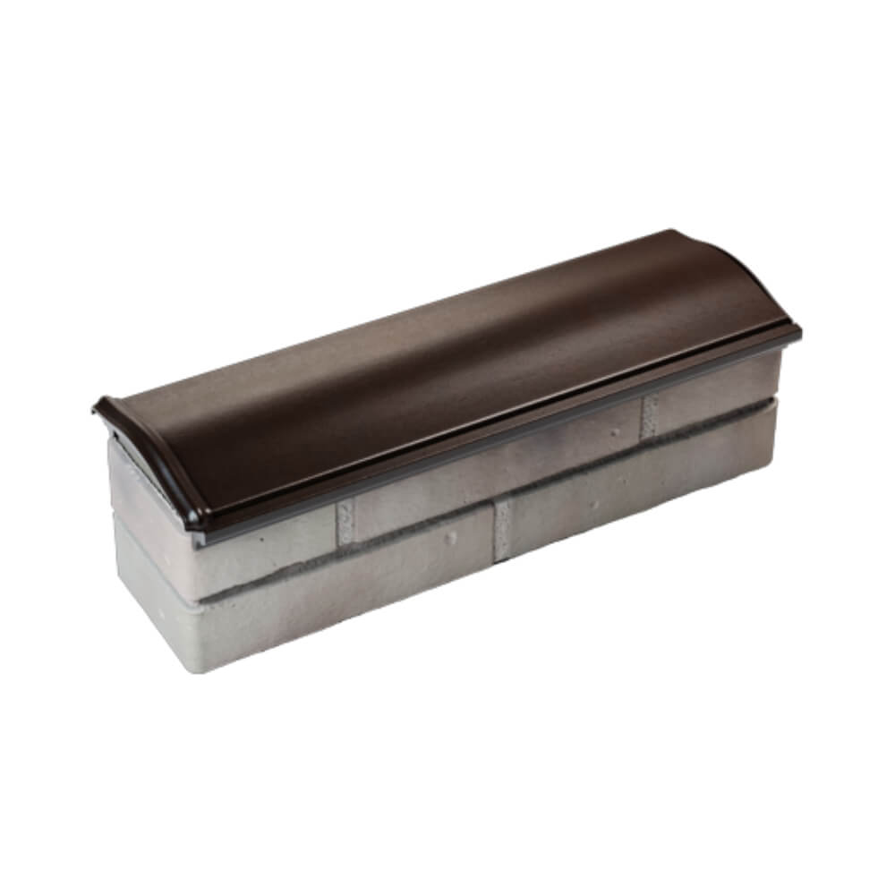 Парапет Zking Монблан Коричневый посадка на 0.5 кирпича (130мм) в Сургуте фото