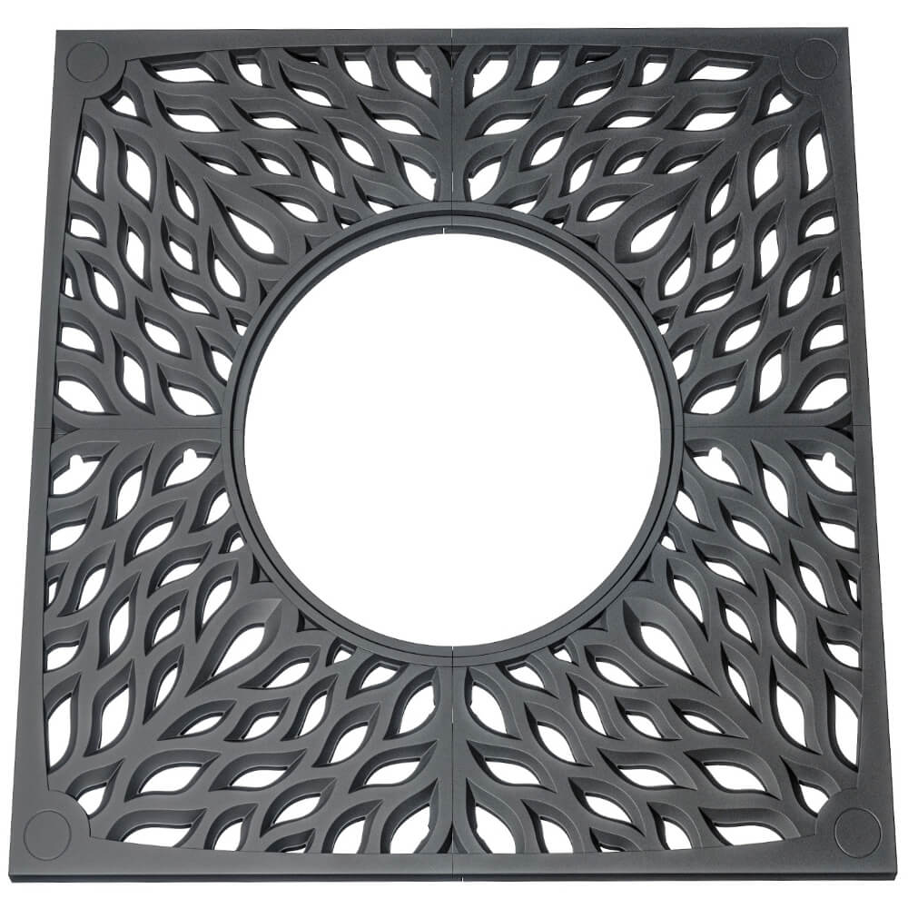 Приствольная решетка для дерева ZKING CRUST 2х2м Черная Сургут фото