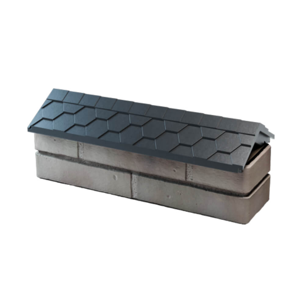 Парапет Zking Эверест Серый с посадкой на 0.5 кирпича (130мм) в Сургуте фото