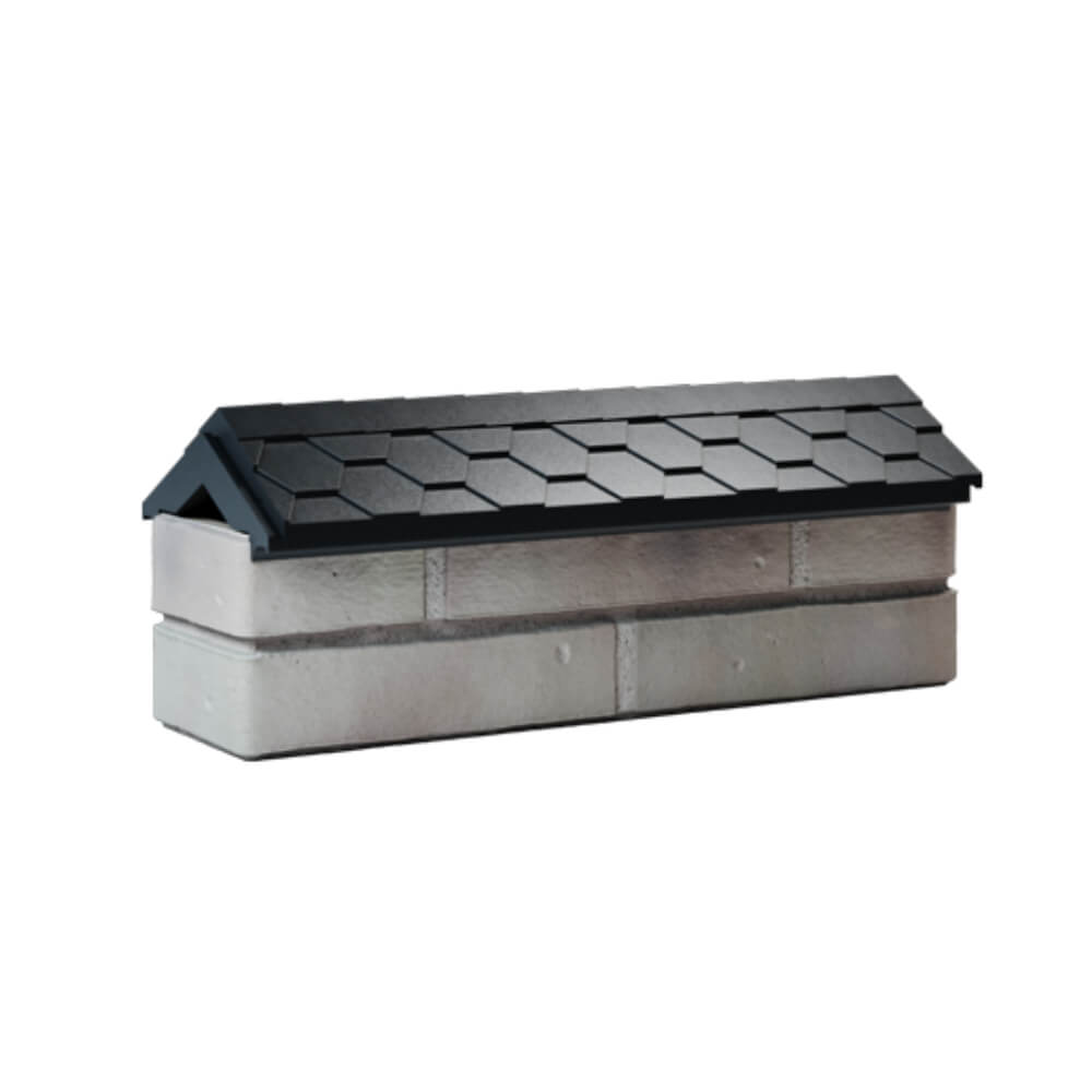 Парапет Zking Эверест Черный с посадкой на 0.5 кирпича (130мм) Сургут фото