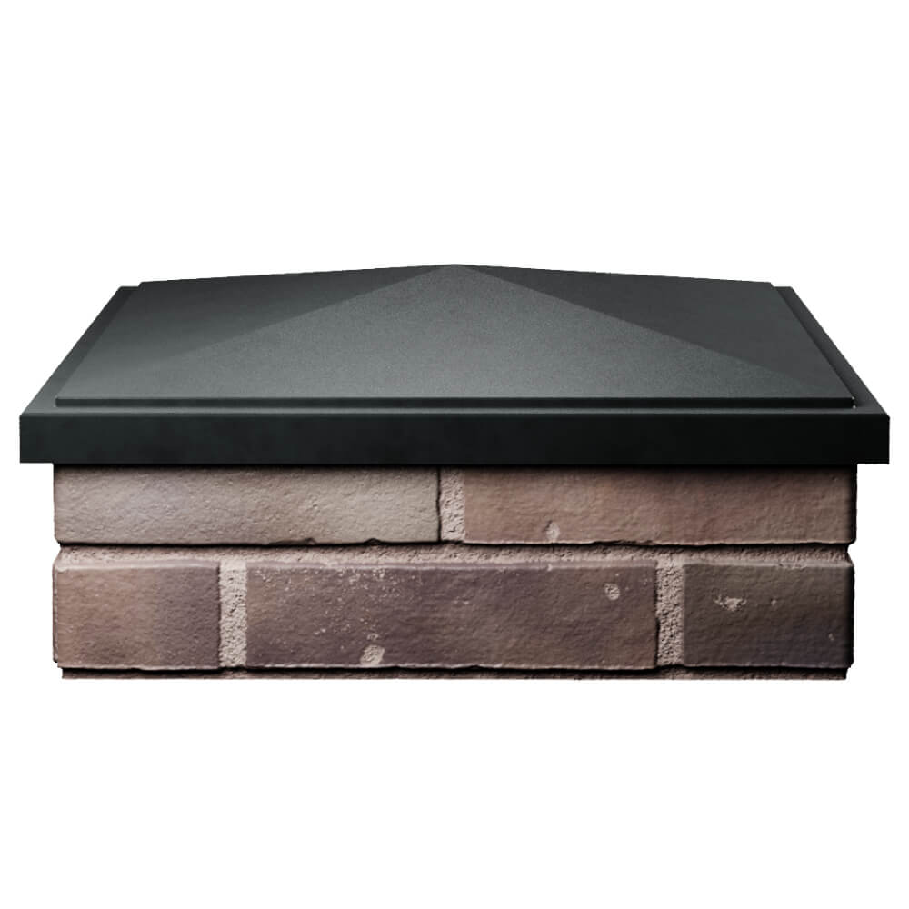 Колпак Zking БонаМоно Черный на столб 2х2 кирпича (515х515, 530х530мм) Сургут фото