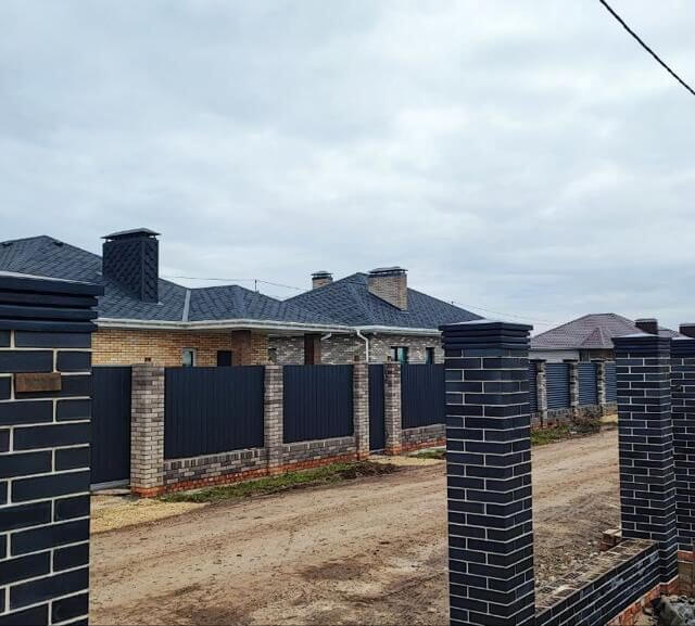 Колпак Zking Бона ХайТек Серый на столб 1.5х1.5 кирпича (385х385мм) в Сургуте фото