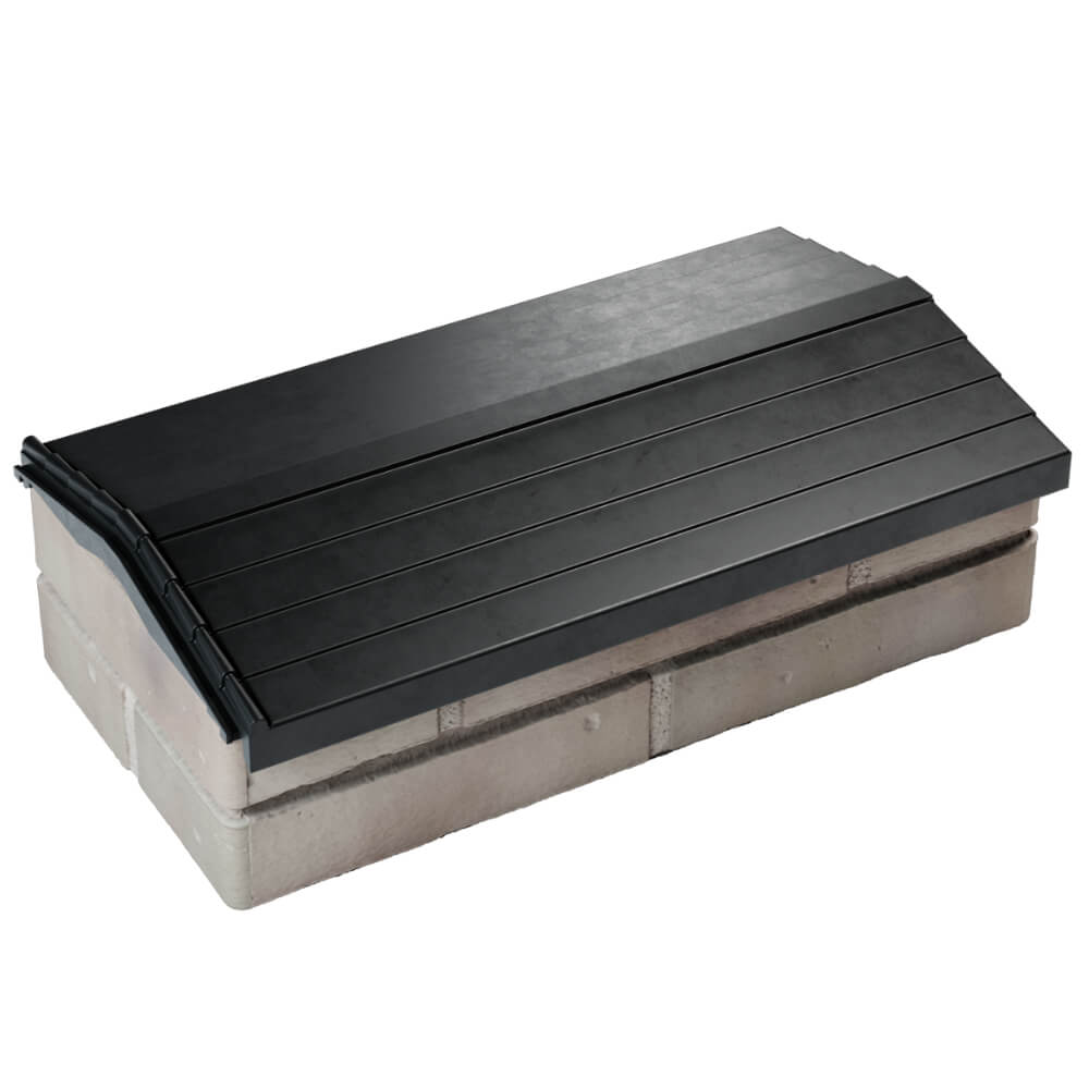 Парапет Zking Бона ХайТек Черный с посадкой на 1 кирпич (200/225/255мм) в Сургуте фото