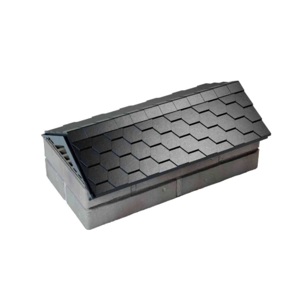 Парапет Zking Эверест Черный с посадкой на 1 кирпич (200/225/255мм) в Сургуте фото