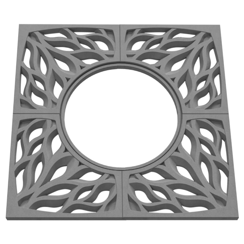 Приствольная решетка для дерева ZKING CRUST 1.2х1.2м Серая в Сургуте фото