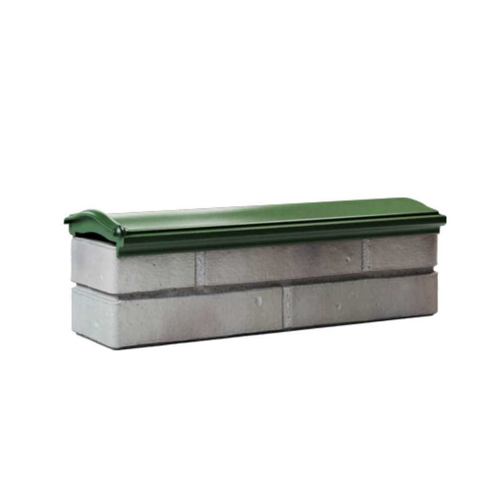 Парапет Zking Монблан Зеленый посадка на 0.5 кирпича (130мм) Сургут фото