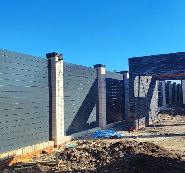 Колпак Zking Бона ХайТек Серый на столб 1.5х1.5 кирпича (385х385мм) в Сургуте фото