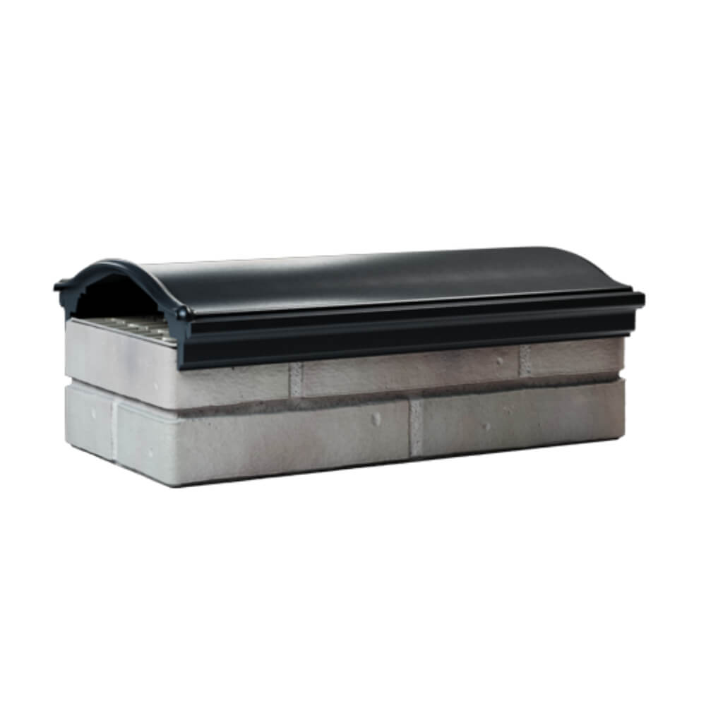 Парапет Zking Монблан Черный посадка на 1 кирпич (200/225/255мм) Сургут фото