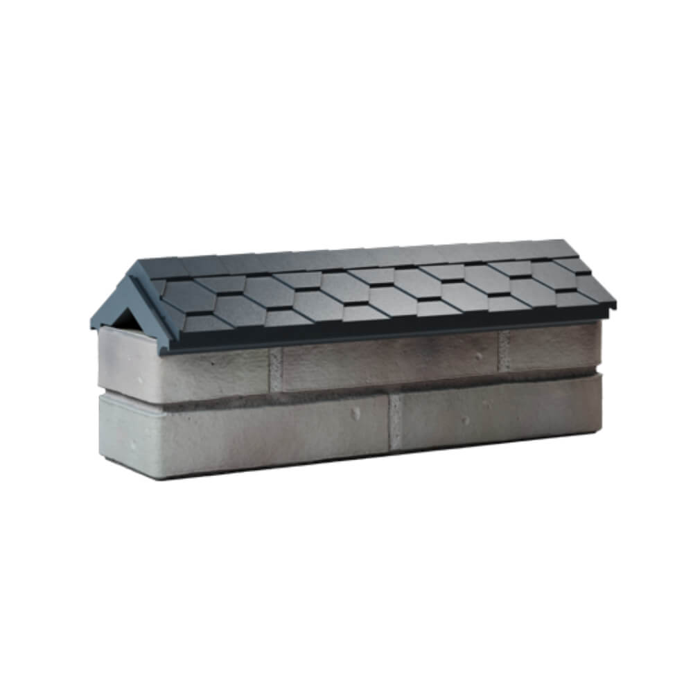 Парапет Zking Эверест Серый с посадкой на 0.5 кирпича (130мм) Сургут фото