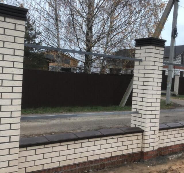 Колпак Zking Бона ХайТек Коричневый на столб 1.5х1.5 кирпича (385х385мм) в Сургуте фото