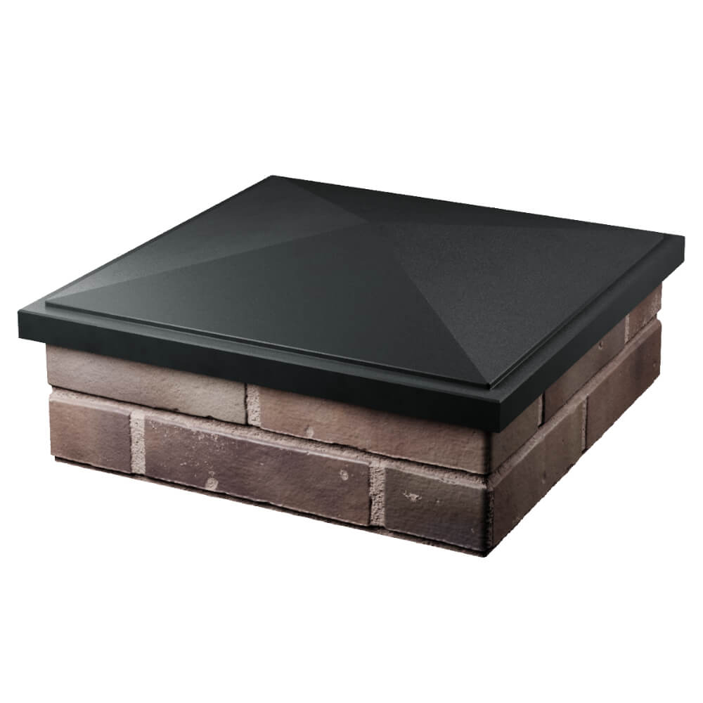 Колпак Zking БонаМоно Черный на столб 2х2 кирпича (515х515, 530х530мм) в Сургуте фото