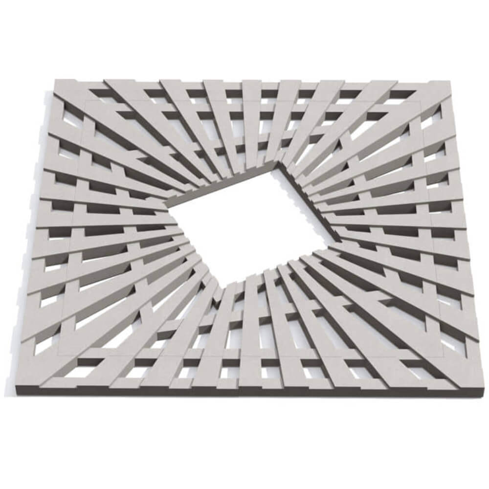 Приствольная решетка для дерева ZKING ATMOSPHERE 1.2х1.2м Бежевая Сургут фото