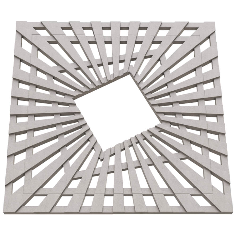 Приствольная решетка для дерева ZKING ATMOSPHERE 1.2х1.2м Бежевая в Сургуте фото