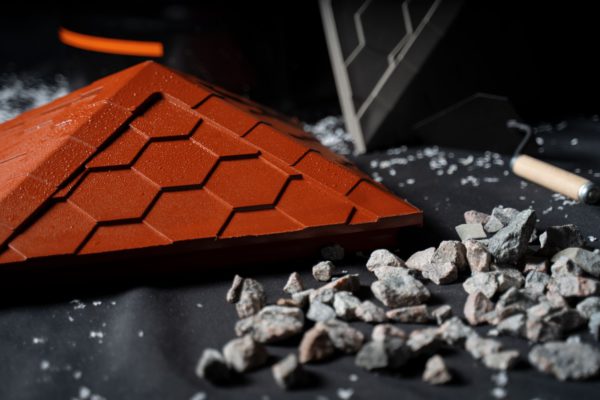 Колпак Zking Эверест Красный на столб 1.5х1.5 кирпича (390х390мм) в Сургуте фото