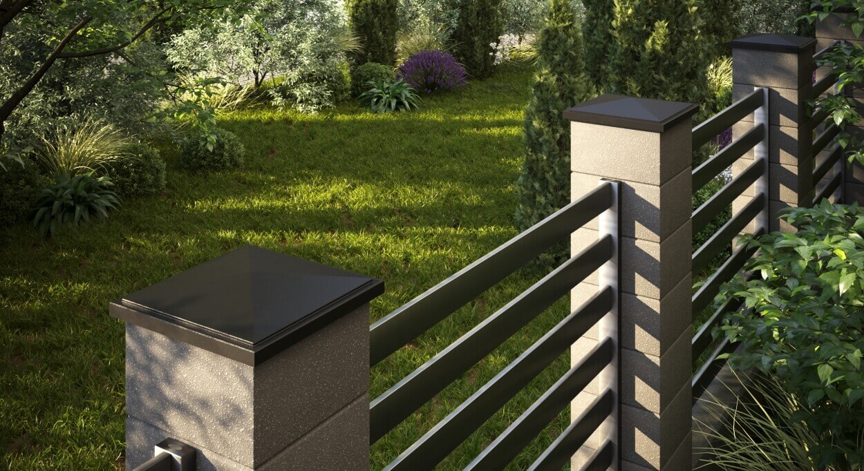 Колпак Zking БонаМоно Коричневый на столб 1.5х1.5 кирпича (385х385, 400х400мм) в Сургуте фото