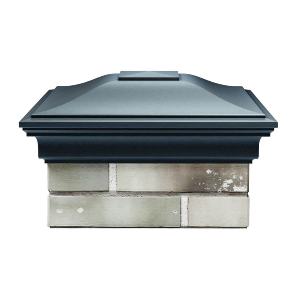 Колпак Zking Монблан Серый на столб 1.5х1.5 еврокирпича 0.7НФ (355х355мм) Сургут фото