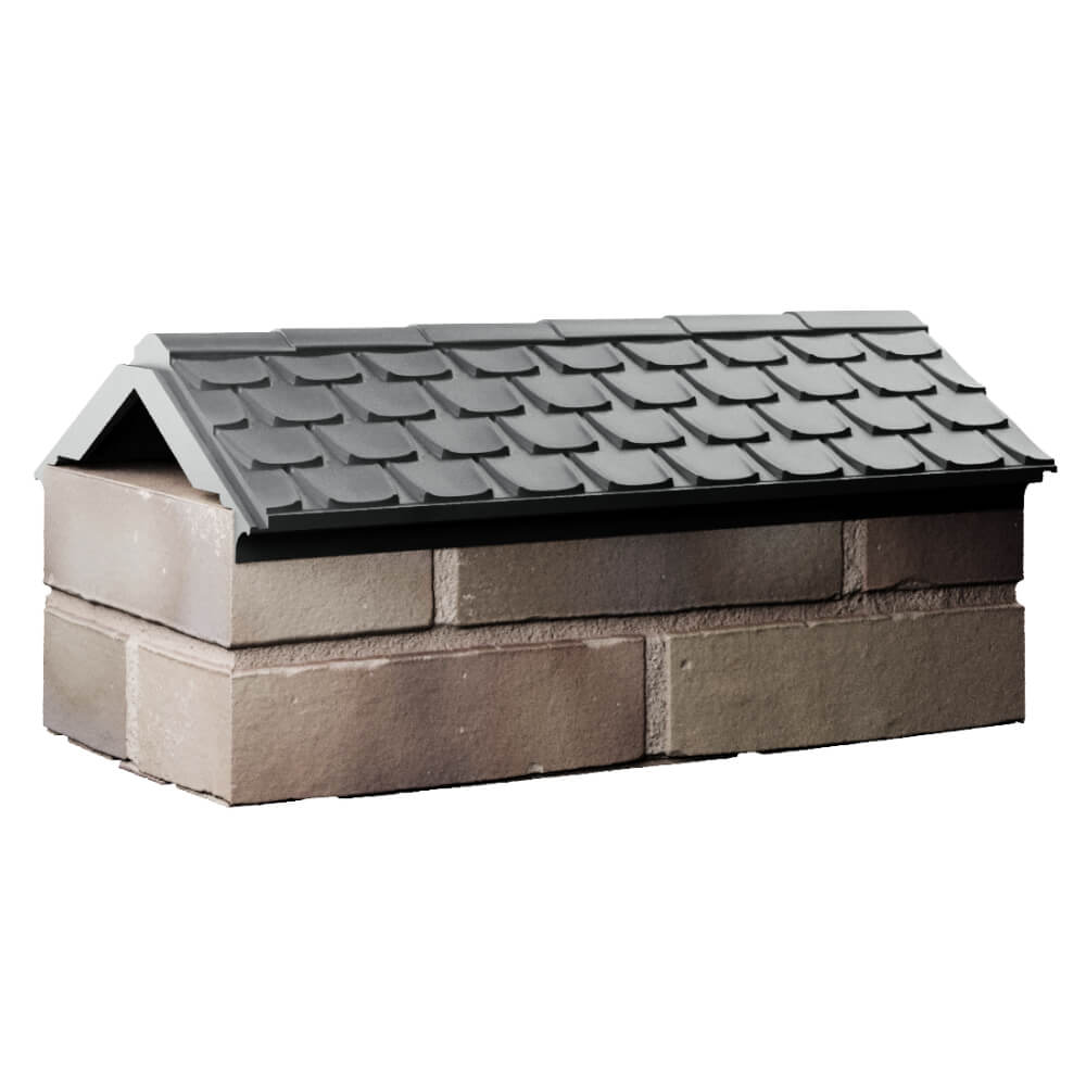 Парапет Zking Эльбрус Серый с посадкой на 1 кирпич (255мм) Сургут фото