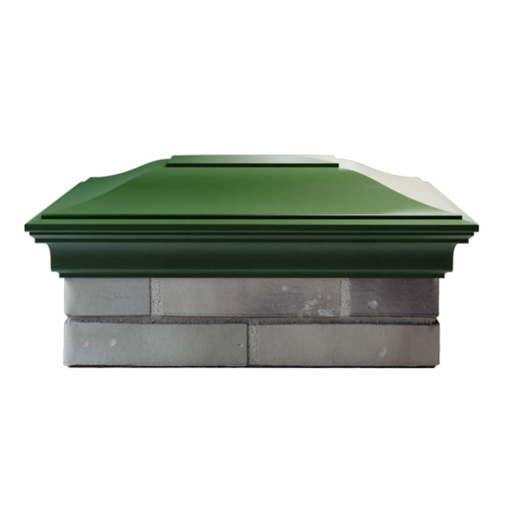 Колпак Zking Монблан Зеленый на столб 2х1.5 кирпича (515х385мм) в Сургуте фото