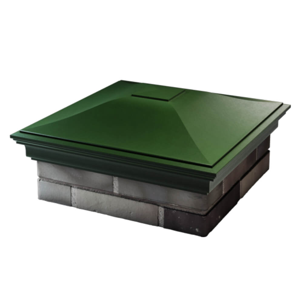 Колпак Zking Монблан Зеленый на столб 2х2 кирпича (515х515мм) в Сургуте фото