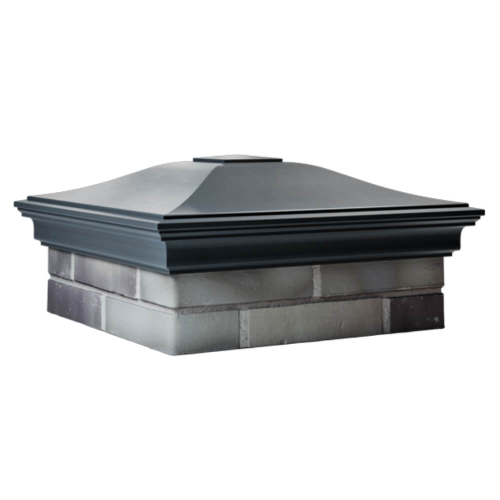 Колпак Zking Монблан Серый на столб 2х2 кирпича (515х515мм) в Сургуте фото