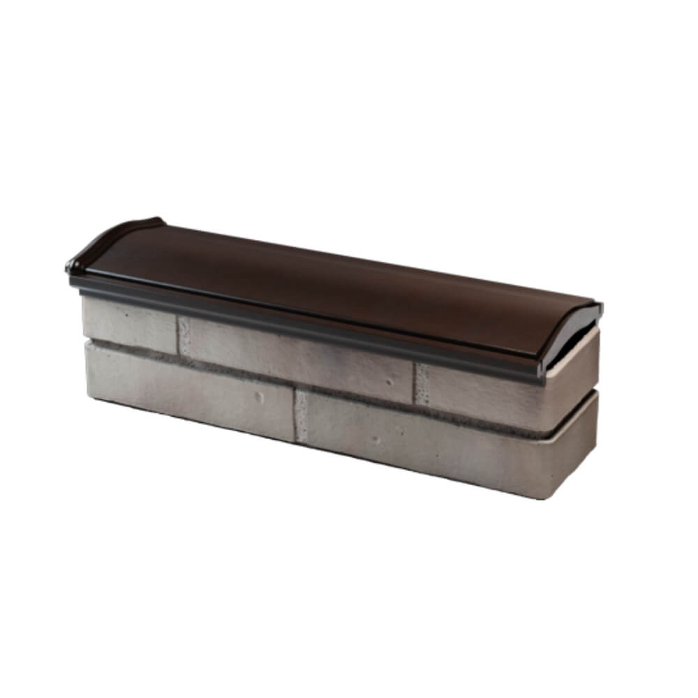 Парапет Zking Монблан Коричневый посадка на 0.5 кирпича (130мм) в Сургуте фото