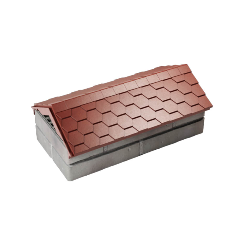 Парапет Zking Эверест Красный с посадкой на 1 кирпич (200/225/255мм) в Сургуте фото