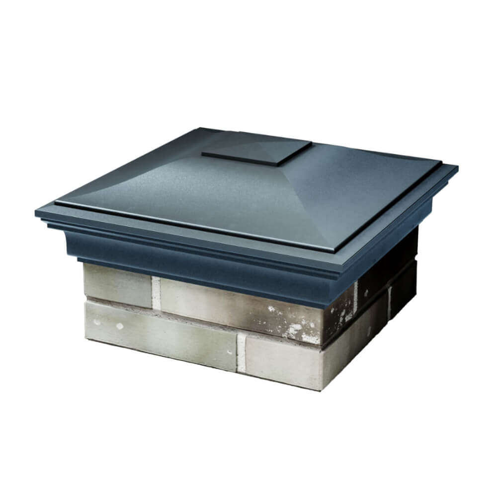 Колпак Zking Монблан Серый на столб 1.5х1.5 еврокирпича 0.7НФ (355х355мм) в Сургуте фото