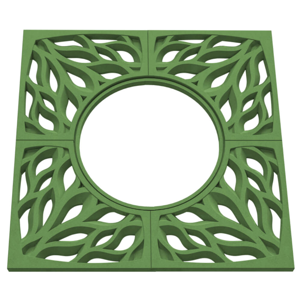 Приствольная решетка для дерева ZKING CRUST 1.2х1.2м Зеленая в Сургуте фото