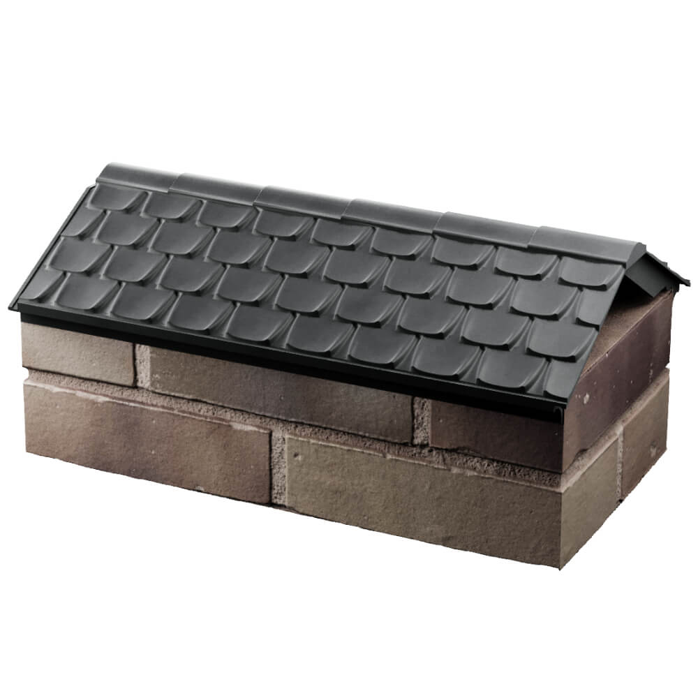 Парапет Zking Эльбрус Серый с посадкой на 1 кирпич (255мм) в Сургуте фото