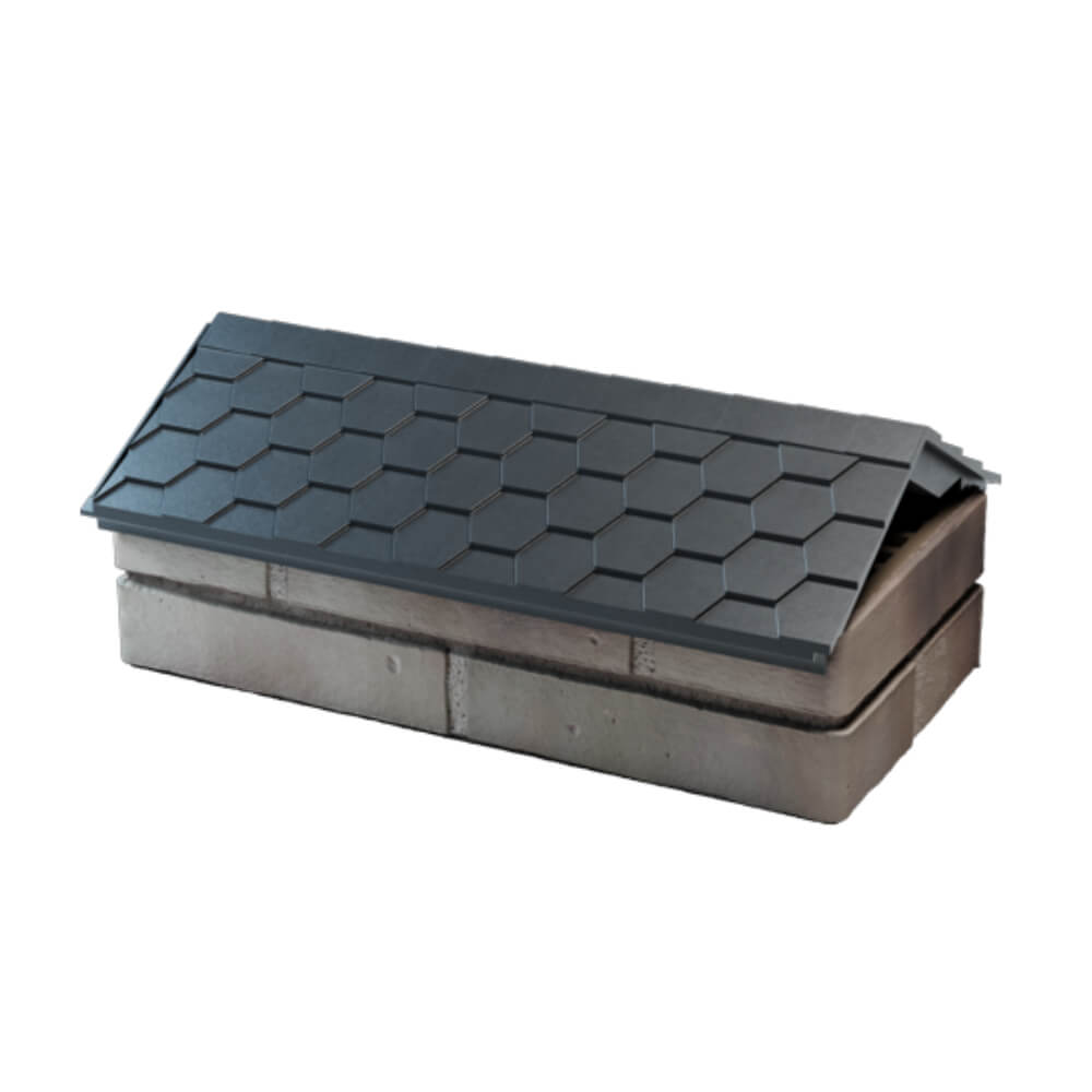 Парапет Zking Эверест Серый с посадкой на 1 кирпич (200/225/255мм) в Сургуте фото