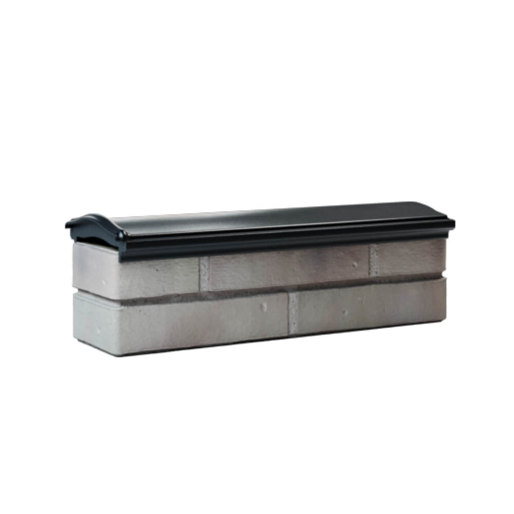 Парапет Zking Монблан Черный посадка на 0.5 кирпича (130мм) Сургут фото