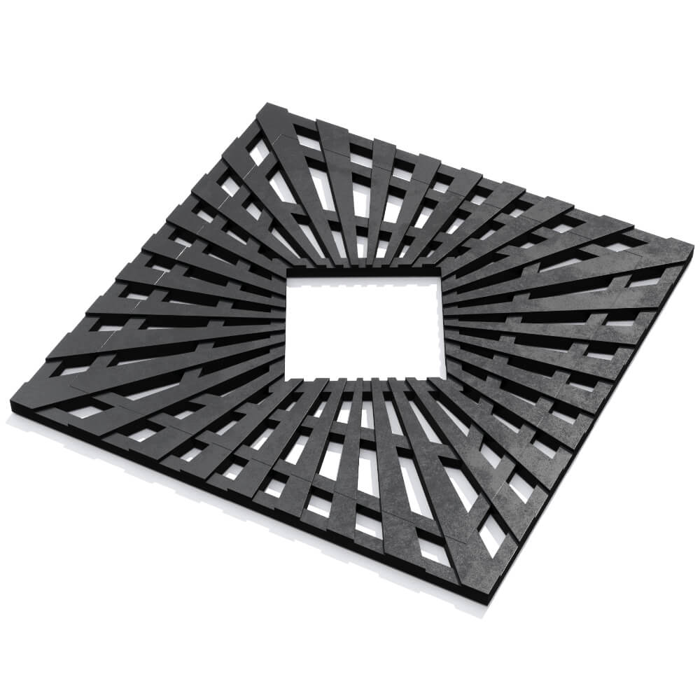 Приствольная решетка для дерева ZKING ATMOSPHERE 1.2х1.2м Черная в Сургуте фото