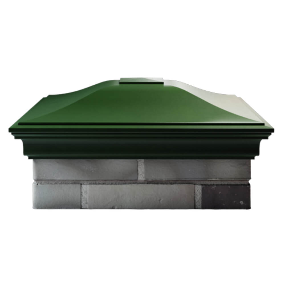 Колпак Zking Монблан Зеленый на столб 2х2 кирпича (515х515мм) в Сургуте фото