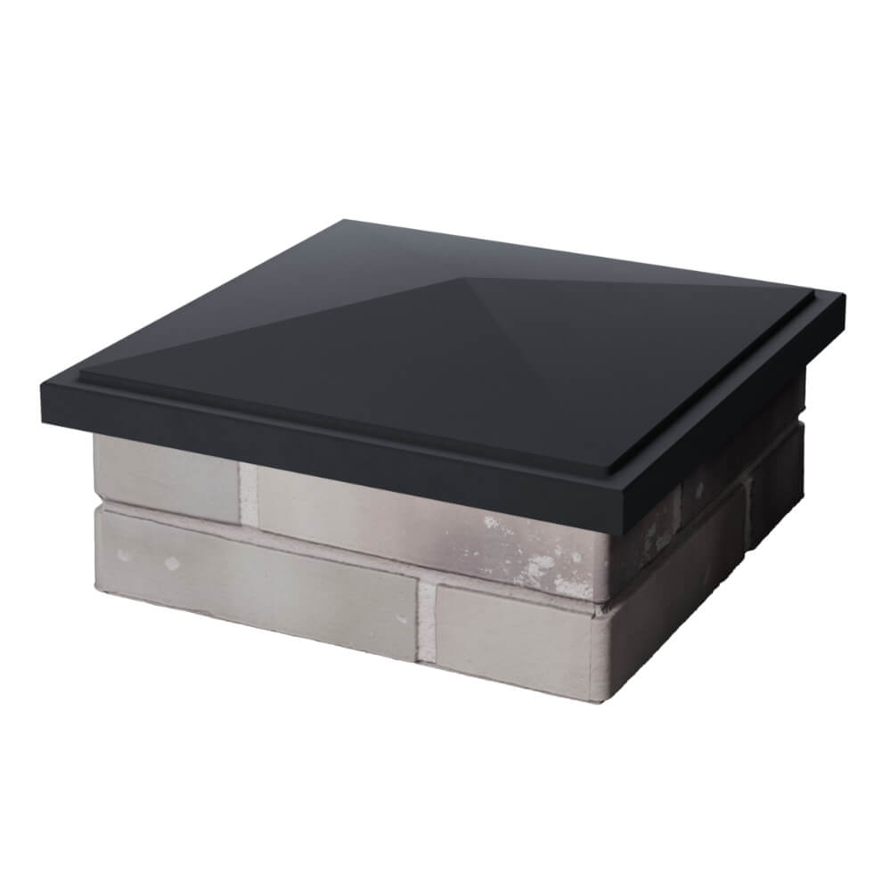 Колпак Zking БонаМоно Серый на столб 1.5х1.5 кирпича (385х385, 400х400мм) в Сургуте фото