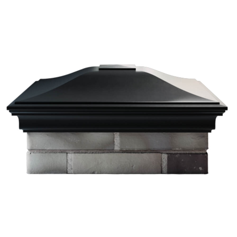 Колпак Zking Монблан Черный на столб 2х2 кирпича (515х515мм) в Сургуте фото