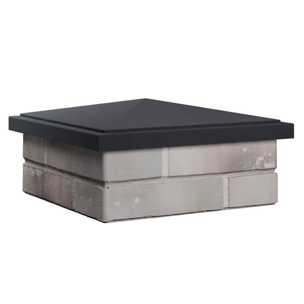 Колпак Zking БонаМоно Серый на столб 1.5х1.5 кирпича (385х385, 400х400мм) в Сургуте фото