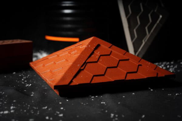 Колпак Zking Эверест Красный на столб 1.5х1.5 кирпича (390х390мм) в Сургуте фото